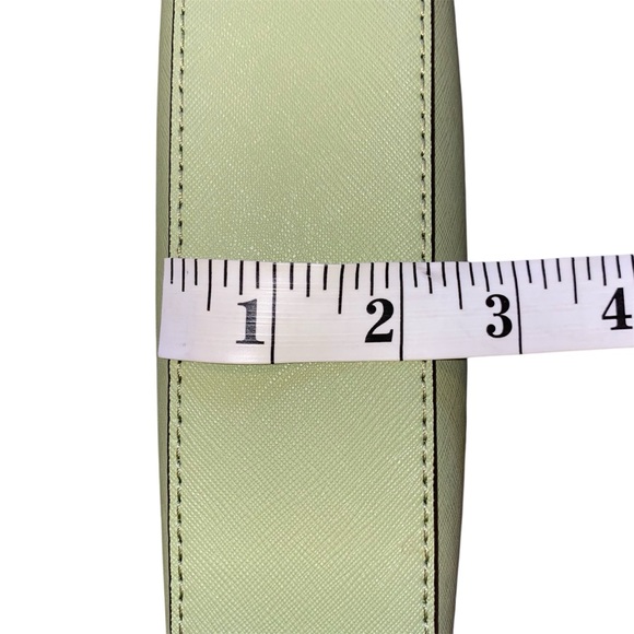 Michael Kors Jet Set Large Saffiano Leather Crossbody Bag in Sage - Picture 8 of 10